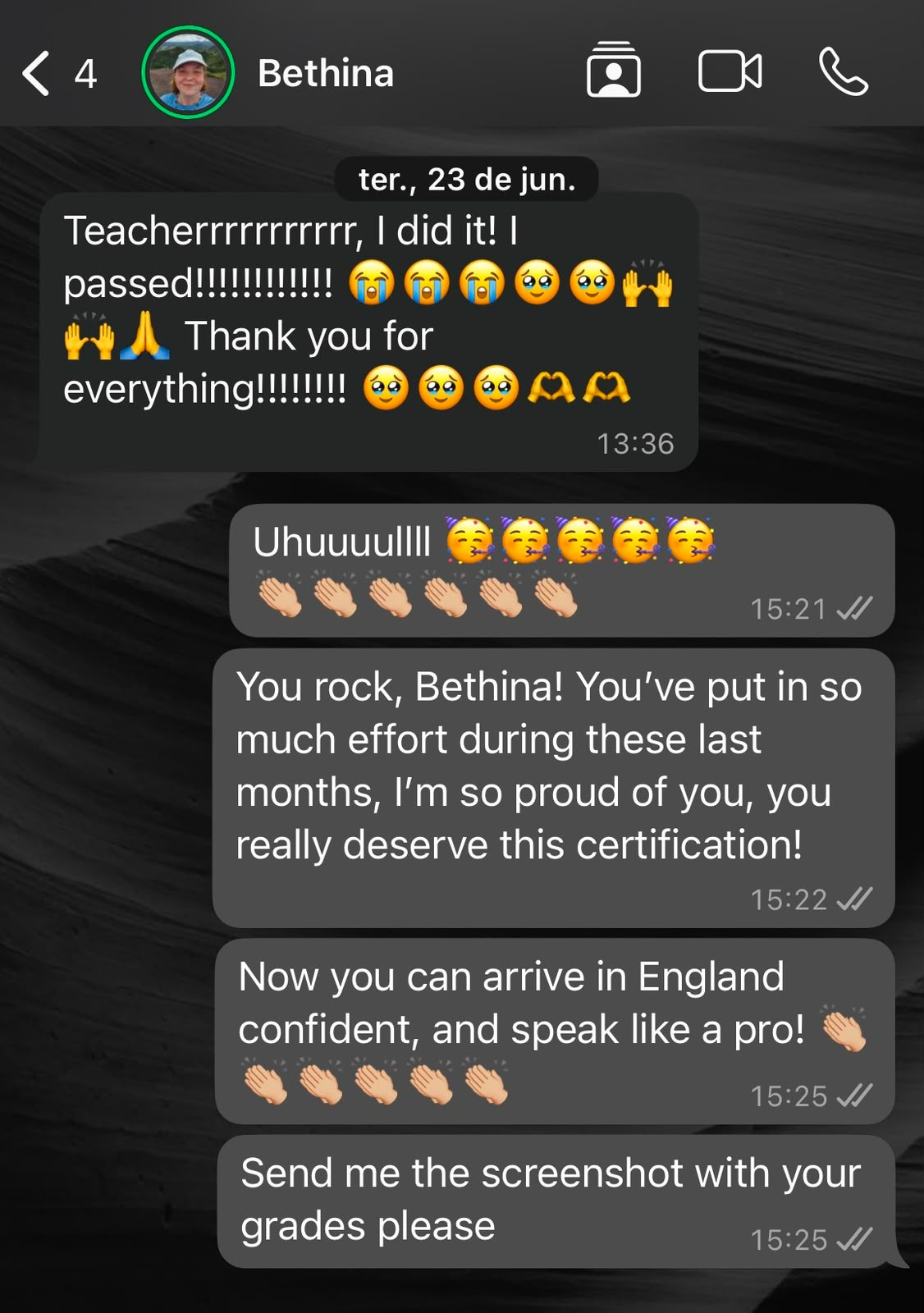 Bethina - aprovada