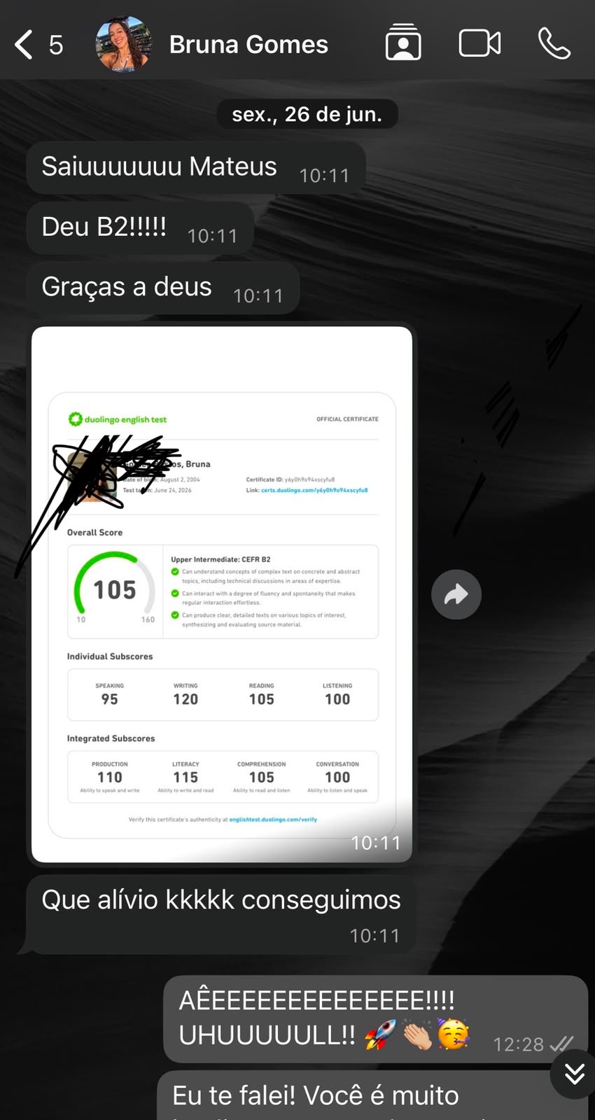 Bruna - Duolingo B2 105